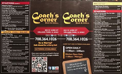 coaches corner orland park